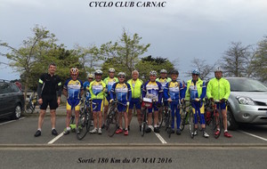 Compte rendu sortie longue de 180KM du 07/05/2016