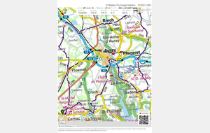 Parcours du 30 novembre. Kerlescan, riviere de Crach, Auray, Le Bono, Baden, Plougoumelen, Mériadec, Plumergat, Brech, Kerveur, Lapaul, Le Moustoir, Pont Fol, Ploemel