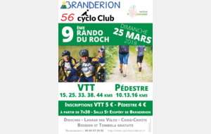 9 éme Rando Pédestre et VTT BRANDERION